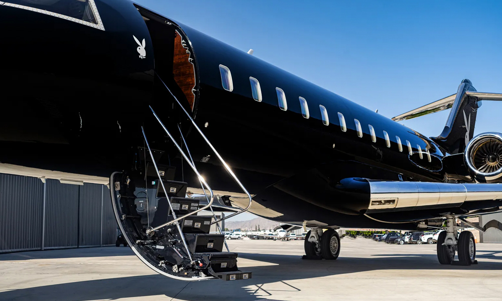 Playboy Is Once Again Taking to the Skies with the Latest Version of the Big Bunny Jet