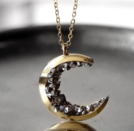 Crystal Moon Necklace