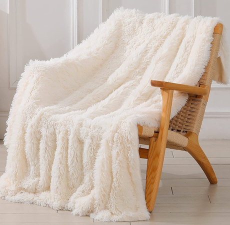 Faux Fur Throw Blanket