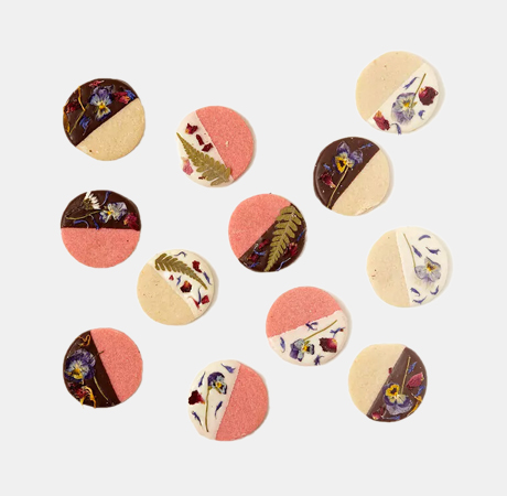 Handmade Botanical Shortbread Cookies