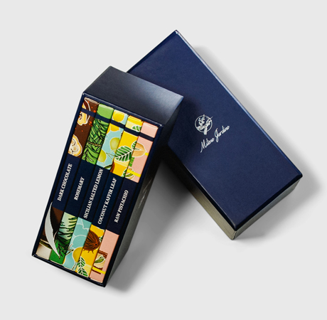 Milène Jardine International Chocolate Bar Library