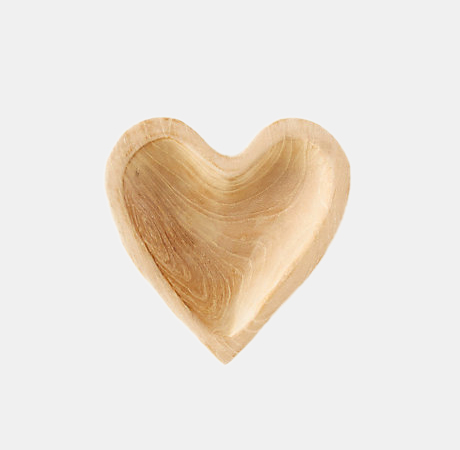 Teak Root Heart Bowl