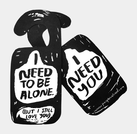 Alone Time Door Hanger
