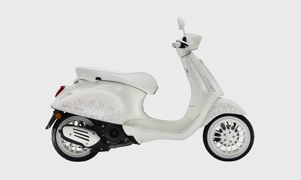 Justin Bieber x Vespa Moped
