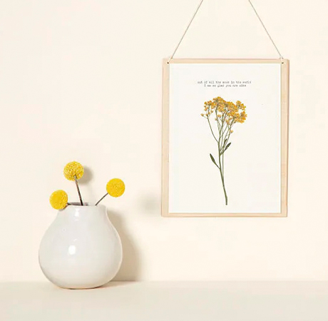 Floral Phrase Art