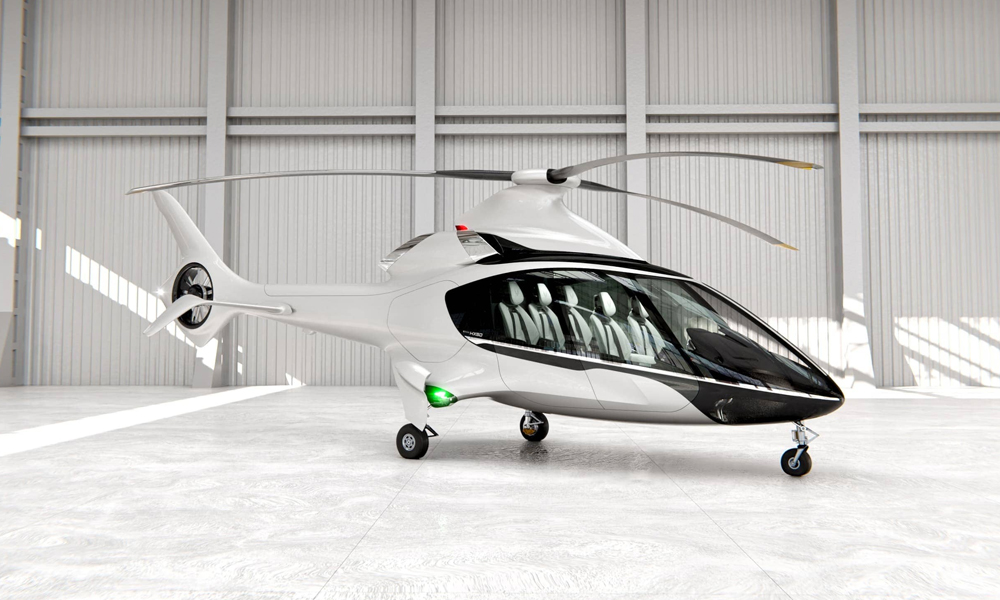 Luxurious Hill HX50 Personal Helicopter