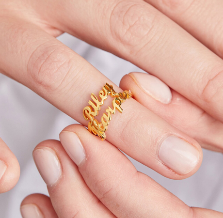 Personalized Name Ring