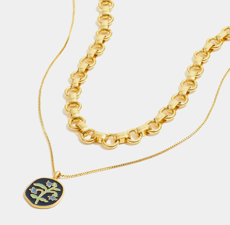 Stem Scatter Necklace Set