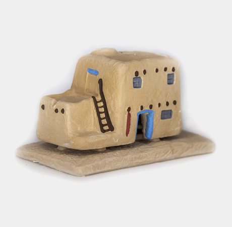 Casa de Adobe Natural Wood Incense Burner