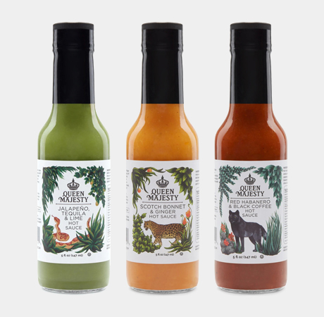 Queen Majesty Hot Sauce Sampler
