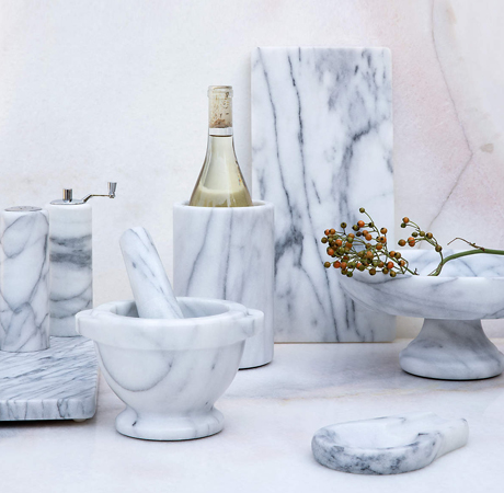 French Kitchen Marble Wine Cooler