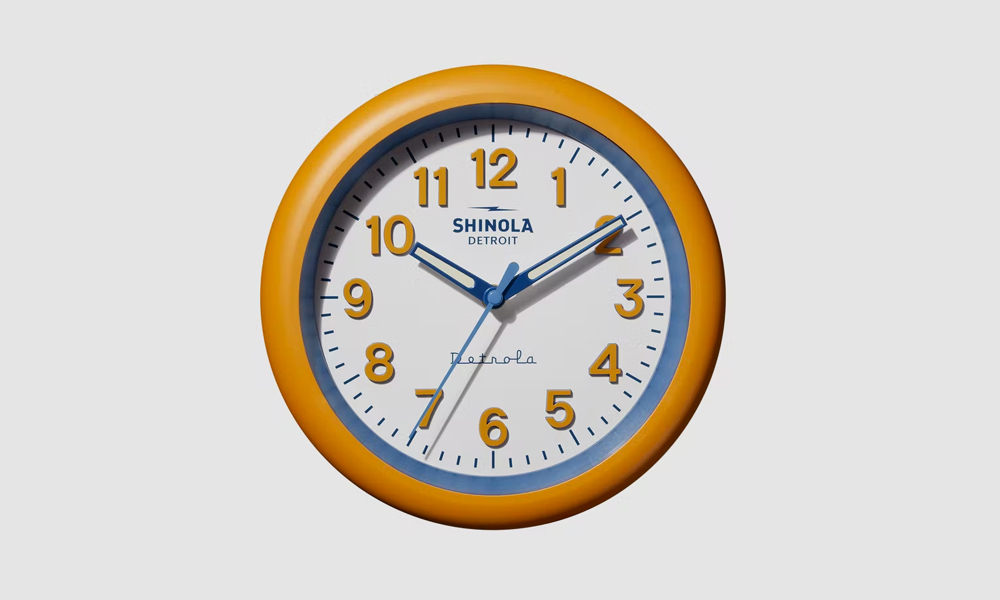 Shinola Detrola Wall Clock