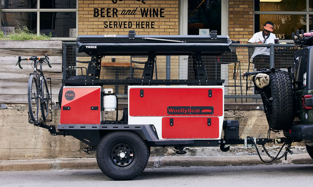 TAXA Outdoors x Topo Designs Woolly Bear Trailer