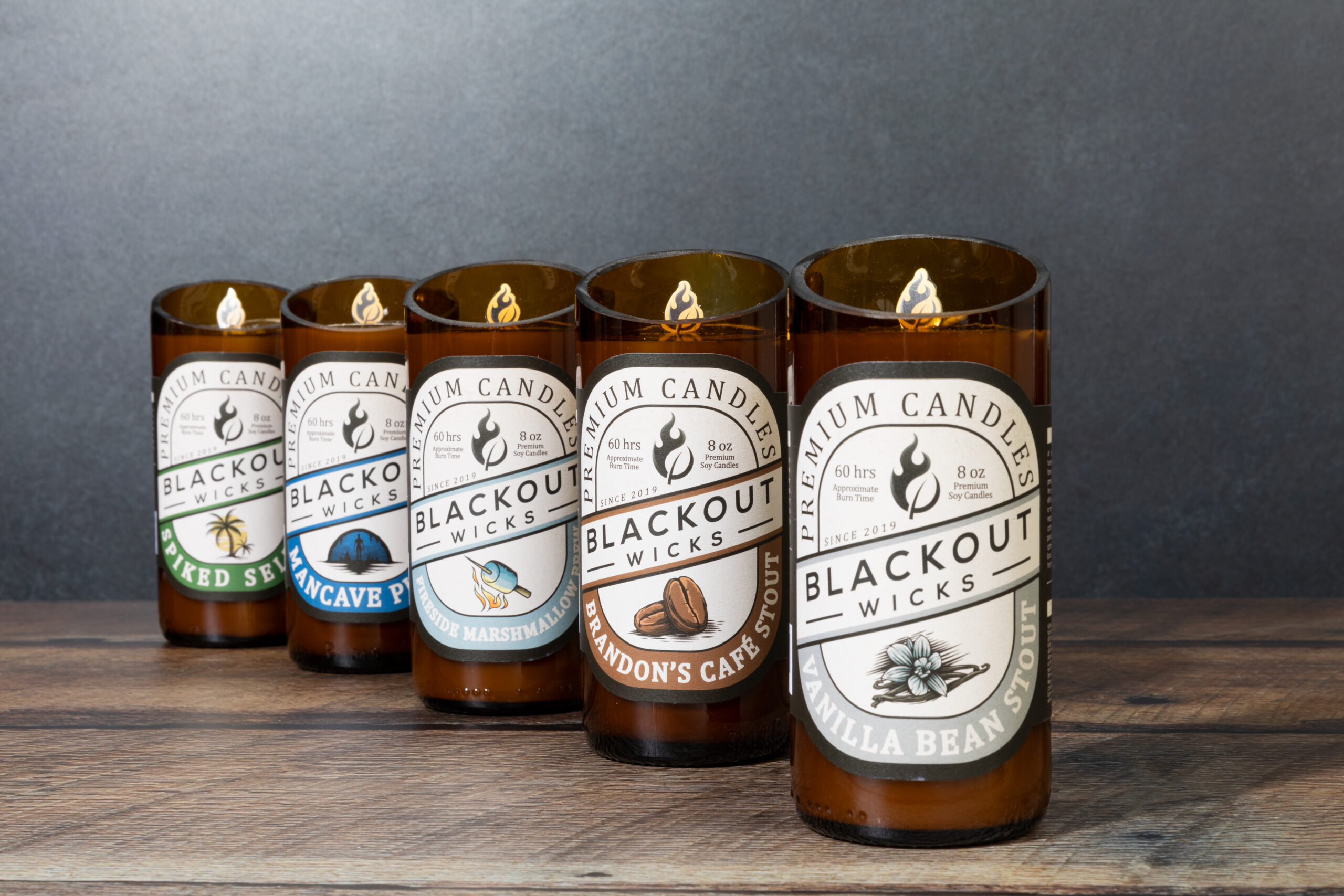 Blackout Wicks Premium Soy Candles Complement Your Favorite Brews