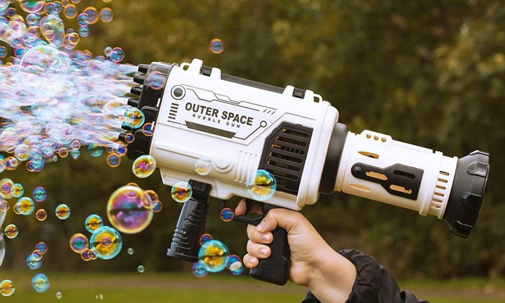 Rocket Boom Bubble Gun