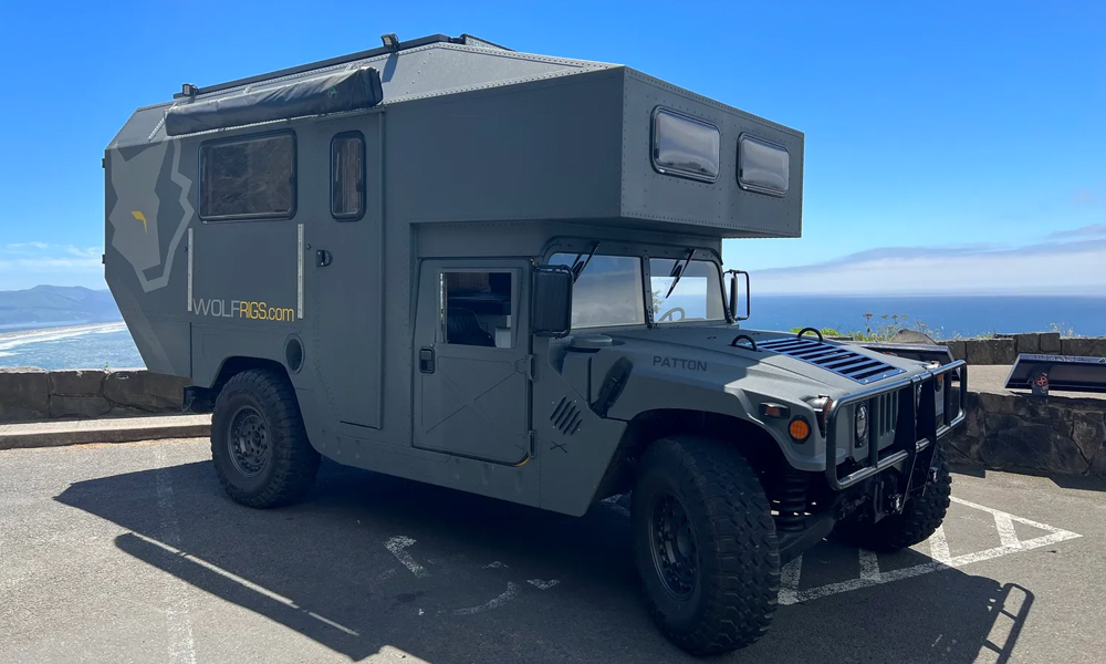 Wolf Rigs Patton Hummer Camper