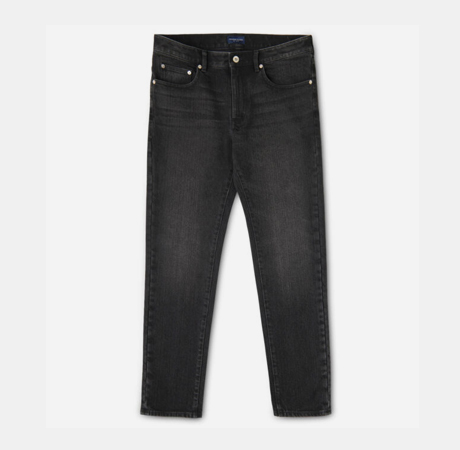 Proper Cloth Japanese 11oz Washed Grey Stretch Jeans