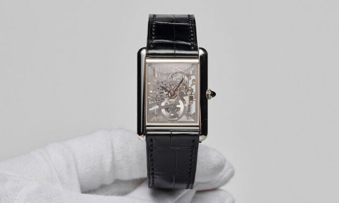 Tank Louis Cartier Skeleton Watch