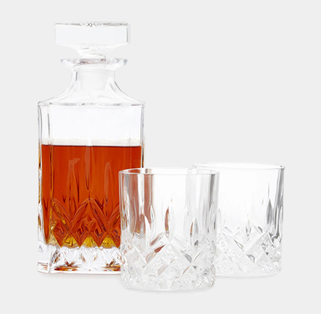 Viski Admiral 3-Pc Decanter Set