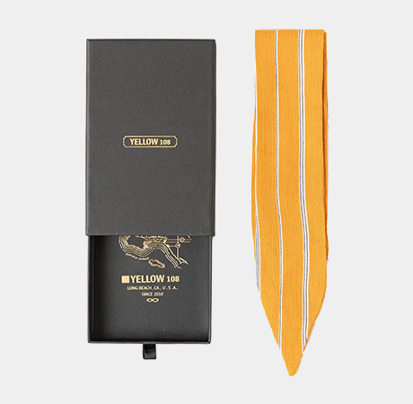 Yellow 108 scarf