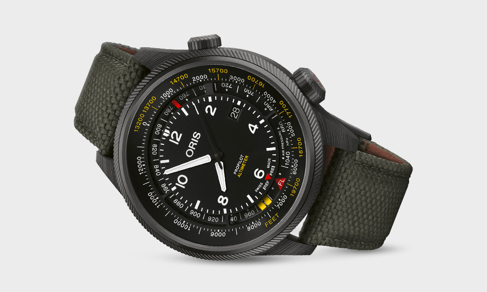 Oris Carbon ProPilot Altimeter
