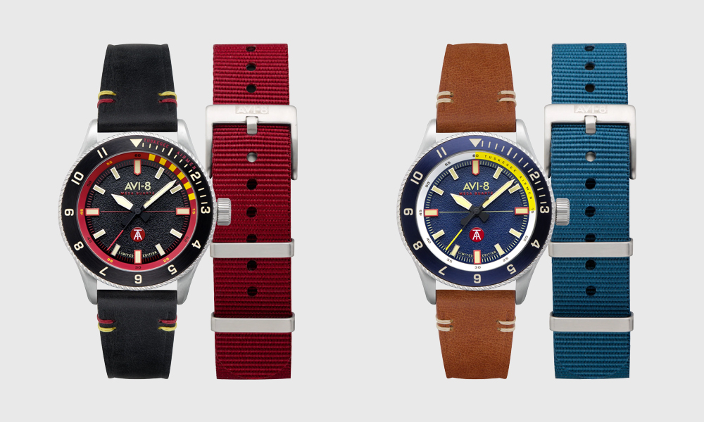 AVI-8 Flyboy Tuskegee Airmen Meca-Quartz Limited-Edition