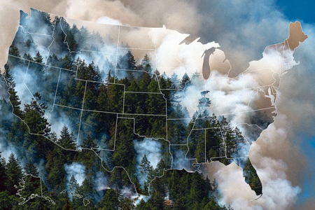 These Maps Show Where Wildfire Smoke is Making the Air Quality Hazardous to People’s Health