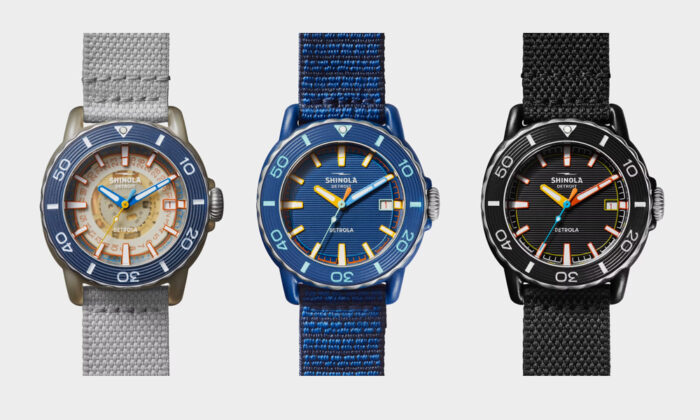 Shinola The Sea Creatures Detrola Sport Watch