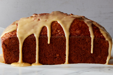 Cinnamon Apple Quick Bread With Apple Cider Glaze