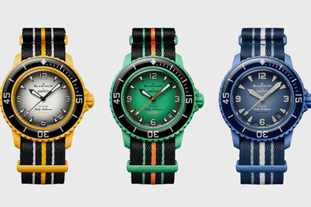Swatch x Blancpain Bioceramic Fifty Fathoms Dive Watch