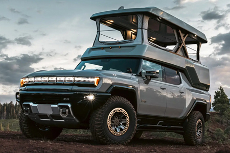 EarthCruiser Camper for Hummer EV: Conquer Any Terrain in Style