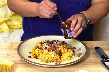 David Chang Makes Chili Crunch Carbonara