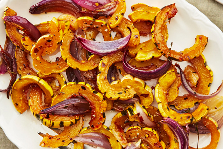 Maple-Roasted Delicata Squash