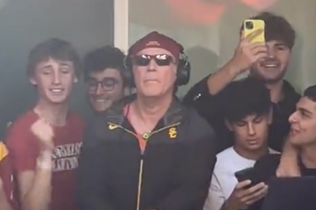 Will Ferrell Crashes USC Frat Party Before Game vs Arizona