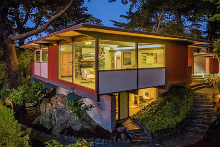 Jazz legend Dave Brubeck's Modernist masterpiece floats above the Oakland hills