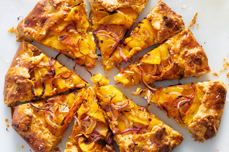 Butternut Squash and Goat Cheese Galette