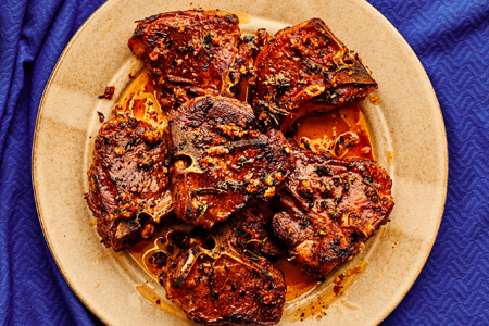 Herb-Roasted Lamb Chops