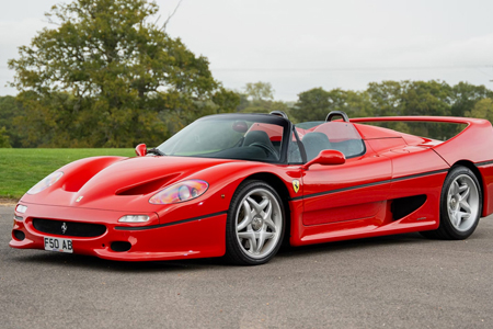 Rod Stewart’s Old Ferrari F50 Heads to Auction