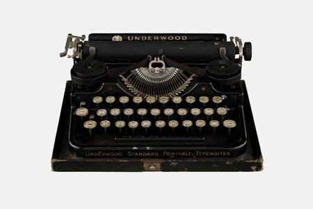 Ernest Hemingway’s Underwood Typewriter Is up for Auction