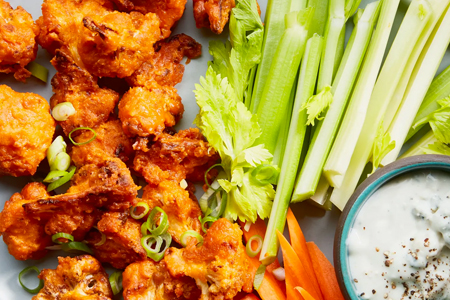 Air Fryer Buffalo Cauliflower