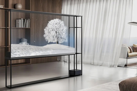 LG Unveils See-Through TV at CES 2024