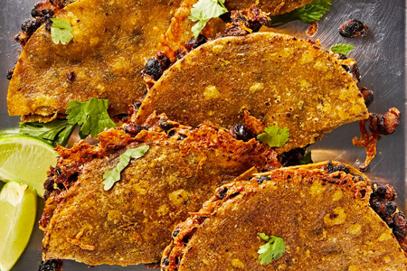 Crispy Sheet-Pan Black Bean Tacos