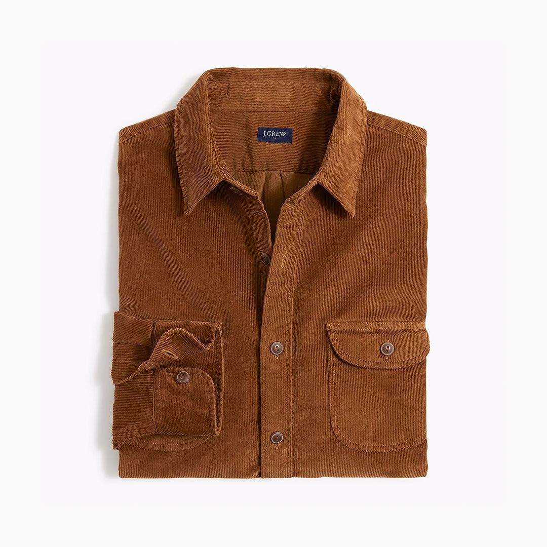 J. Crew Classic Corduroy Workshirt - 73% Off