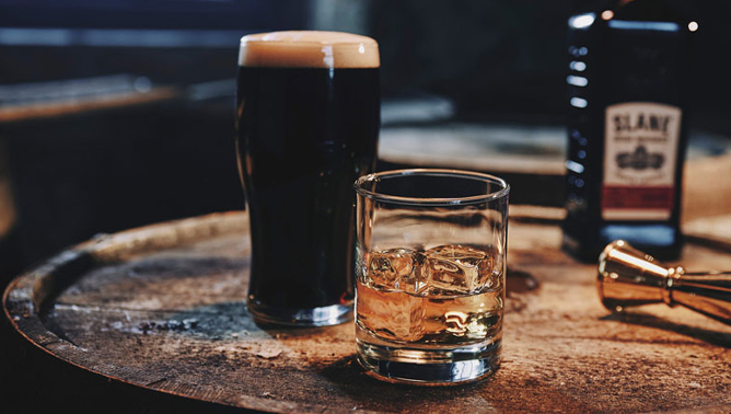 Imperial Stout and Peated Single Malt Scotch