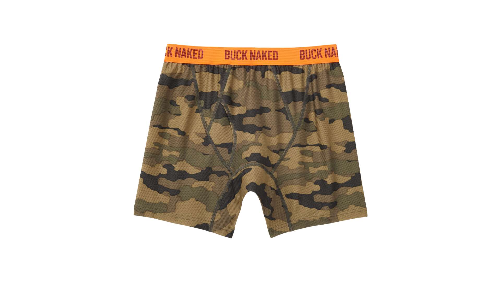 Men's Buck Naked Pattern Boxer Briefs