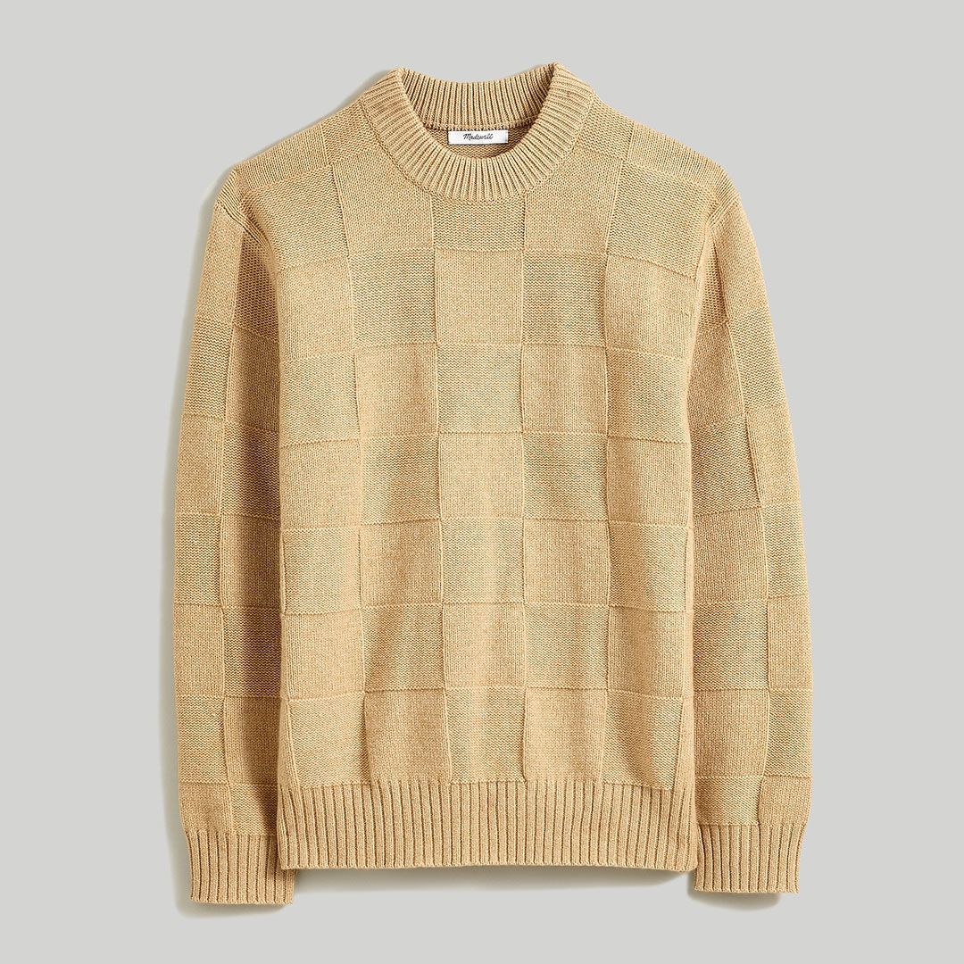Madewell Checkerboard Sweater - 33% Off