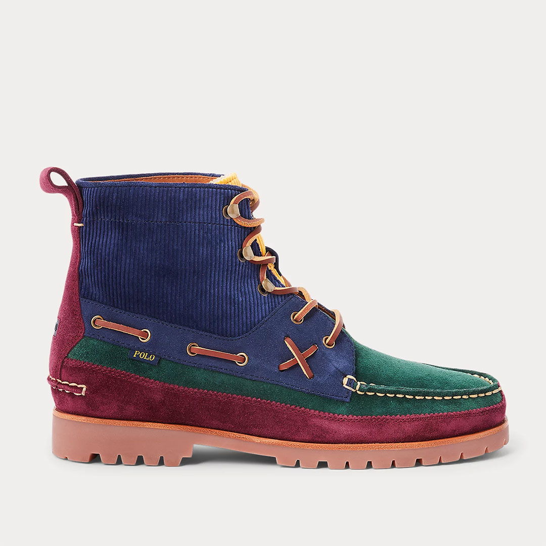 Polo Ralph Lauren Ranger Mid Suede & Corduroy Boot - 47% Off