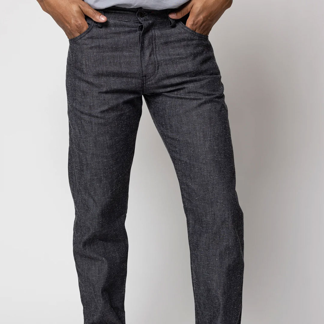 Raleigh Workshop Martin Denim Tweed Pants - 60% Off
