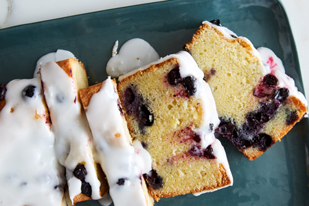 Blueberry, Almond and Lemon Cake