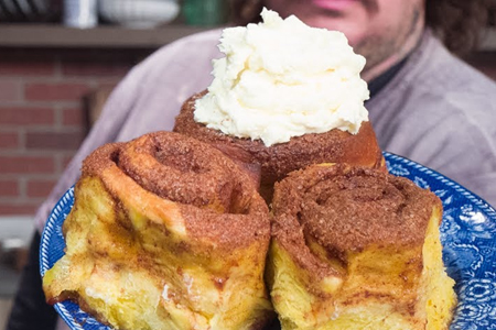 Carrot Cake Cinnamon Rolls